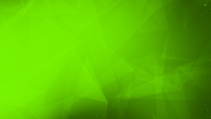 Abstract combination of glitter particles and low poly background, Lime green abstract pattern abstract background