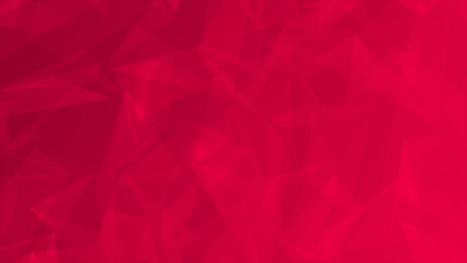 Simple and elegant low poly geometrical background, Magenta red moving shapes abstract background