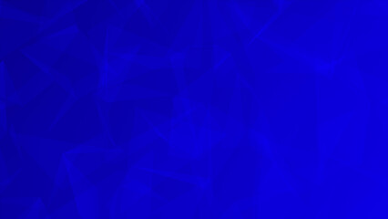 Simple and elegant low poly geometrical background, Blue moving shapes abstract background