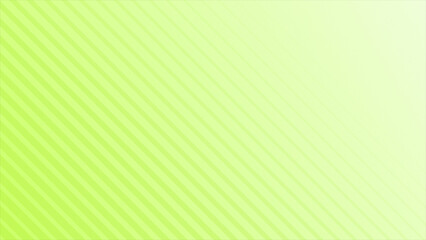 Fototapeta premium Simple and elegant diagonal fading lines background, Lime green color parallel lines loop able background
