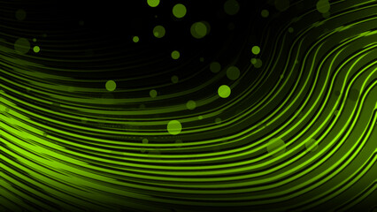 Lime green color shiny parallel lines background