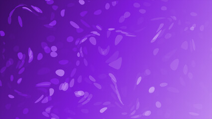 Purple color circular dots floating abstract pattern background