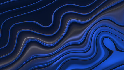 Hi-tech Royal blue color neon diagonal stripes technological abstract pattern background
