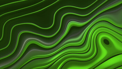 Hi-tech Lime green color neon diagonal stripes technological abstract pattern background