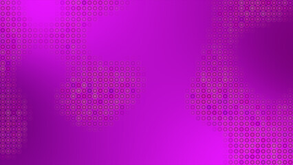 Pink hi-tech circular dots appearing and disappearing over futuristic looped background