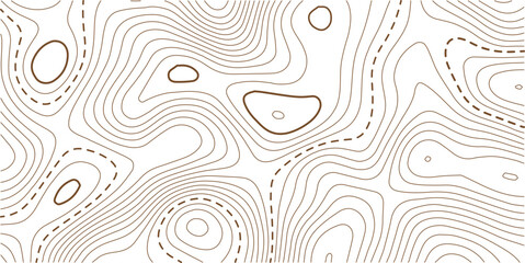 Abstract Topographic Pattern contour line map. Luxury gold abstract line art on transparent background image.