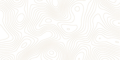 Abstract Topographic Pattern contour line map. Luxury gold abstract line art on transparent background image.