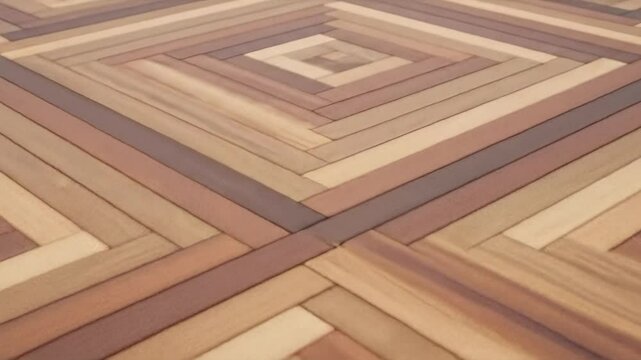 Wood plank pattern with varying shades of brown and beige. Abstract geometric floor texture concept for interior design backdrop