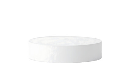 White Round Cosmetic or Pharmaceutical Tablet or Disc Mockup