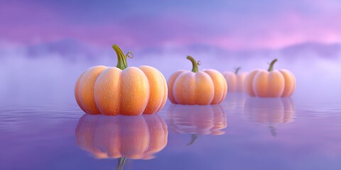 Halloween pumpkin in the night background