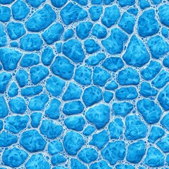 Obraz premium Abstract blue bubbles stone texture background