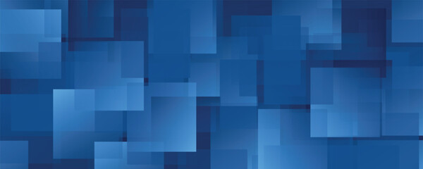 Dark BLUE vector blurry rectangular background. Geometric background in square style with gradient. The pattern can be used for brand-new background.