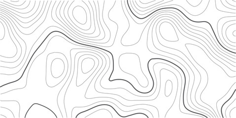 Abstract line art white background vector. Mountain topographic map wallpaper with blue lines texture. Hand drawn illustration design for wall arts, fabric , packaging, web, banner.