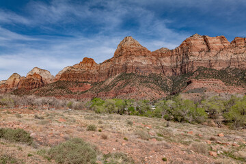 Zion Canyon (Little Zion, Mukuntuweap, Mu-Loon'-Tu-Weap Straight Cañon; weap is Paiute for canyon) is a deep and narrow gorge in southwestern Utah, carved by the North Fork of the Virgin River. 