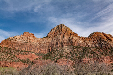 Zion Canyon (Little Zion, Mukuntuweap, Mu-Loon'-Tu-Weap Straight Cañon; weap is Paiute for canyon) is a deep and narrow gorge in southwestern Utah, carved by the North Fork of the Virgin River. 
