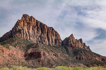 Zion Canyon (Little Zion, Mukuntuweap, Mu-Loon'-Tu-Weap Straight Cañon; weap is Paiute for canyon) is a deep and narrow gorge in southwestern Utah, carved by the North Fork of the Virgin River. 