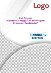 Annual report brochure flyer template, Blue cover design, business advertisement, magazine ads, catalog vector layout in A4 size