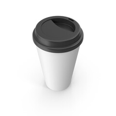 Disposable Coffee Cup , Perfect for Mockups & Designs ,transparent background , png