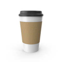 Takeaway Coffee Cup on transparent background png