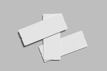Boarding Pass Blank Mockup