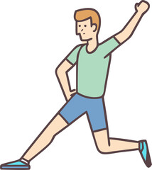 Man Stretching Before a Run – Pre-Workout Warm-Up