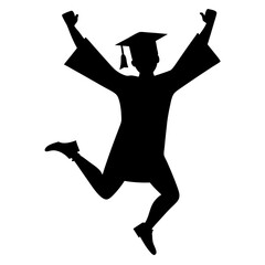 jumping man silhouette