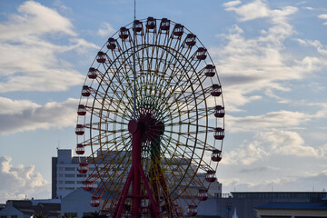 ferris wheel at night