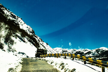 ski resort in winter