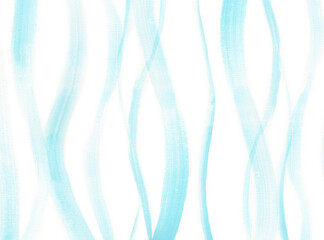 アナログ水彩筆で描いた水流タテ方向