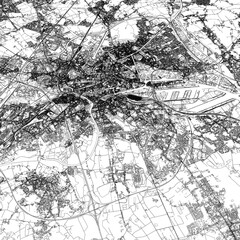 Naklejka premium 3D illustration of city and urban in Ghent Belgium