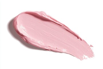 Light Pink Cream Swatch on White Background