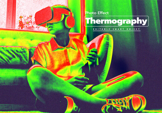 Thermography Photo Effect