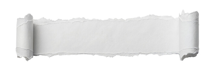 Obraz premium torn paper isolated on white background 