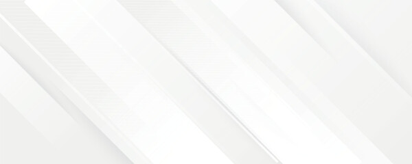 Obraz premium 3D white geometric abstract background overlap layer on bright space with rounded rhomb effect decoration. eps 10