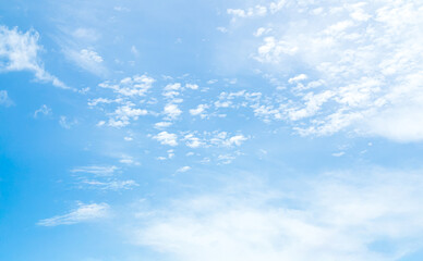 Sky cloud blue nature background paronama web cloudy summer winter season day, light beauty horizon spring brigth gradient calm abstract backdrop air nature view wallpaper landscape environment.