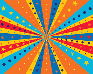 abstract popart color background