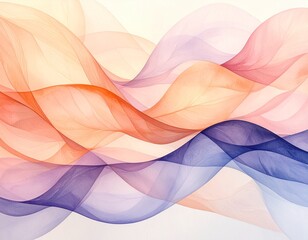 Obraz premium Soft Gradient Fabric Forms Background