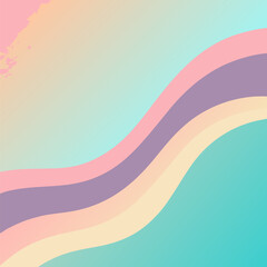 Pastel Gradient Flow Background Illustration Representing Soft Colors, Smooth Transitions, and Modern Design
