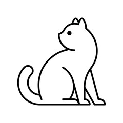 Cat Logo. Icon design. Template elements
