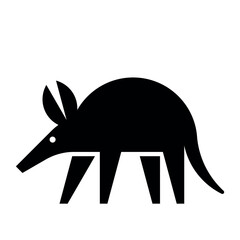 Aardvark Logo. Icon design. Template elements
