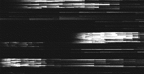 Glitch background. VHS grunge texture with noise effect and pixelation. Analog video digital errors. Retro pixel backdrop. Vector illustration.