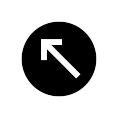 diagonal arrow button icon