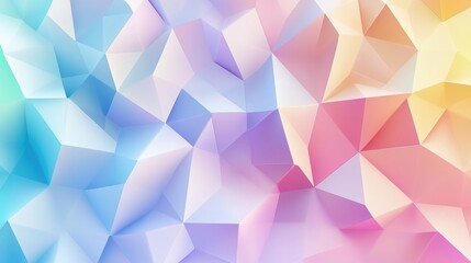 A light abstract layout with pastel tones triangle forms and subtle depth bringing a modern touch to geometric background design