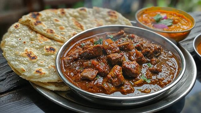 kolhapuri mutton indian cuisine video