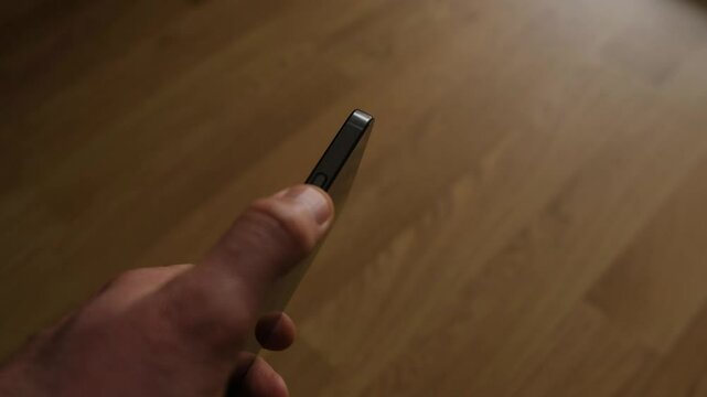 Sidebar with keys iPhone 16 Pro close-up