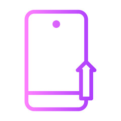 top up gradient icon