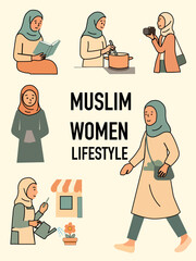 muslim women hijab, islamic