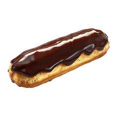 Chocolate Eclair with Smooth Glaze