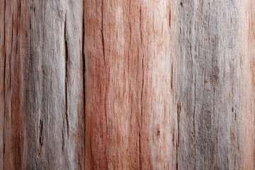 Fototapeta premium Close-up image of weathered wooden planks showing natural textures, grain patterns, and color variations in brown and gray tones.