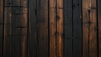 Dark Wood Background Abstract Texture of Burnt Teak